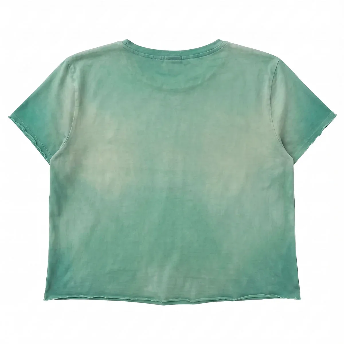 Back view of sunfade rhinestone graphic t-shirt